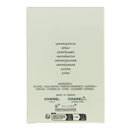 CHANEL Allure Homme Edition Blanche Eau De Parfum 50ml