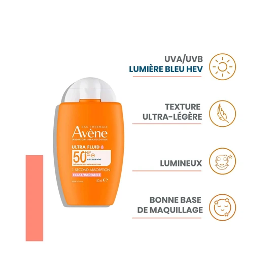 Avène Ultra Fluid Radiance SPF 50+ 50ml