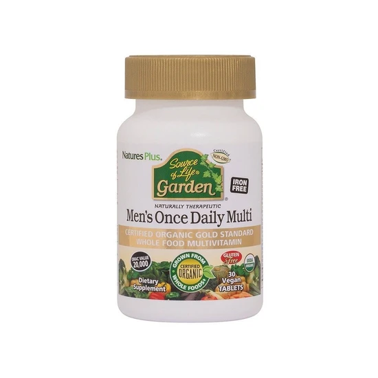 Nature's Plus Source Of Life Garden Organic Mens Daily Tablets 30 Tablets