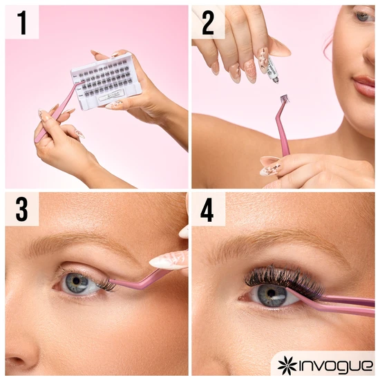 Invogue Cluster Lashes Mega Volume Style 1
