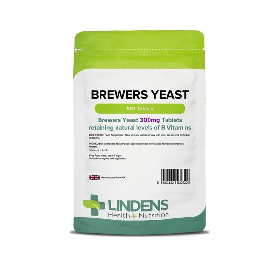 Lindens Brewers Yeast 300mg Tablets 500 Tablets