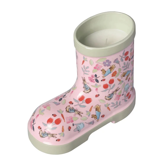 Peter Rabbit Spring Bloom Welly Boot Candle