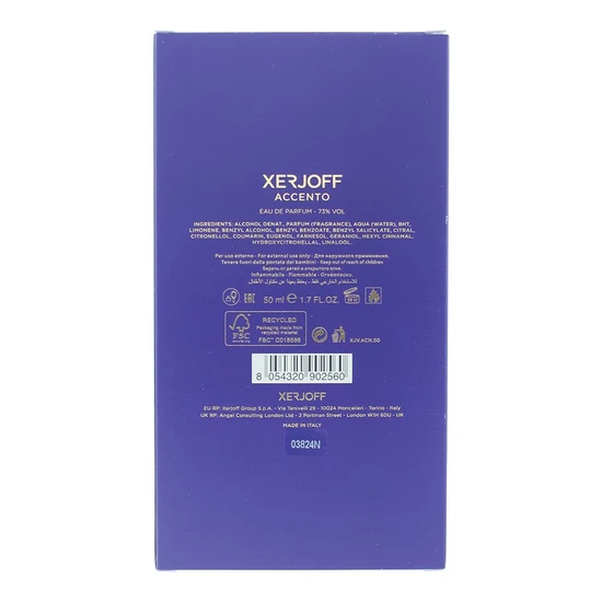 Xerjoff Accento Eau De Parfum 50ml