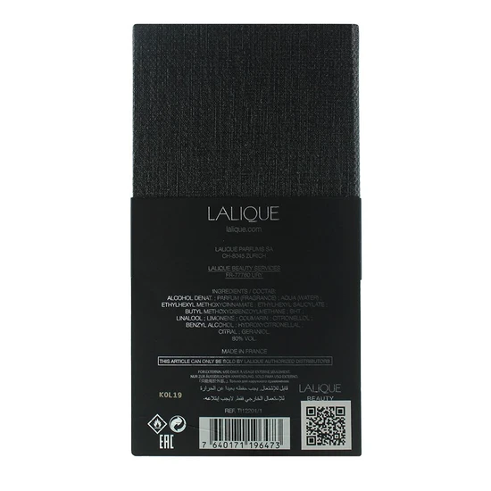 Lalique Les Compositions Parfumees Woody Gold Eau De Parfum 100ml