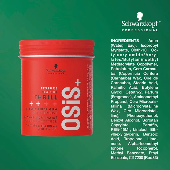 Schwarzkopf Osis Plus 3 Thrill Texture Fibre Gum 100ml