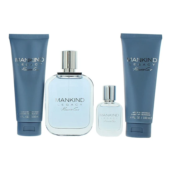 Kenneth Cole Mankind Legacy Gift Set 100ml Eau De Toilette + 30ml Eau De Toilette + 100ml Aftershave Balm + 100ml Shower Gel