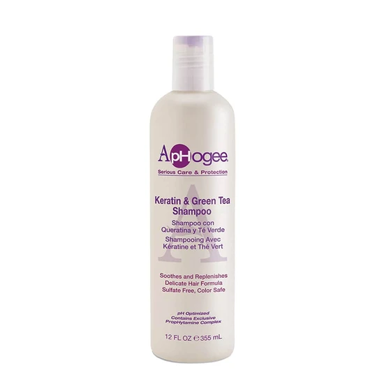 ApHogee Keratin & Green Tea Shampoo 355ml