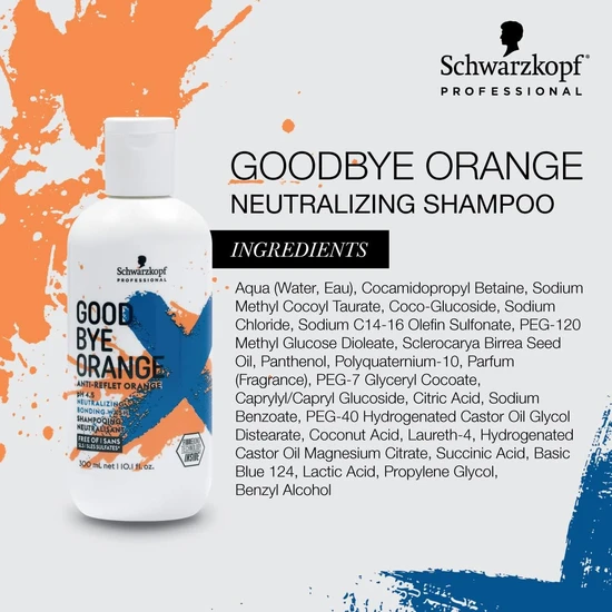 Schwarzkopf Goodbye Orange Shampoo 1000ml