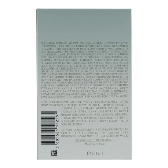 Giorgio Armani Acqua Di Gioia Eau De Parfum 50ml