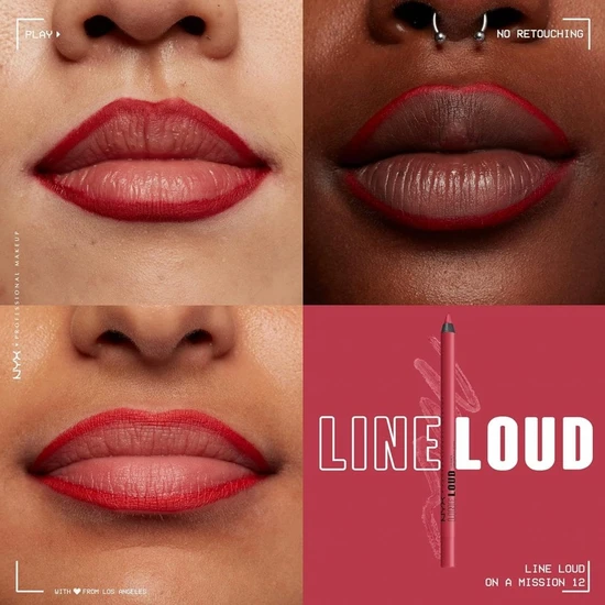 NYX Professional Makeup Line Loud Lip Pencil On A Mission