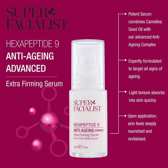 Super Facialist Hexapeptide 9 Anti Ageing Advanced Extra Firming Serum 30ml