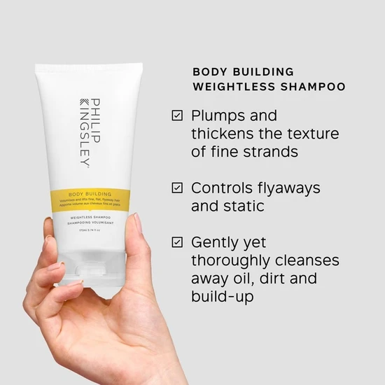 Philip Kingsley The Hair Icons Gift Set Deep-Conditioning Treatment 40ml, Weightless Shampoo 170ml, Combination Conditioner 150ml & Smoothing Serum 20ml