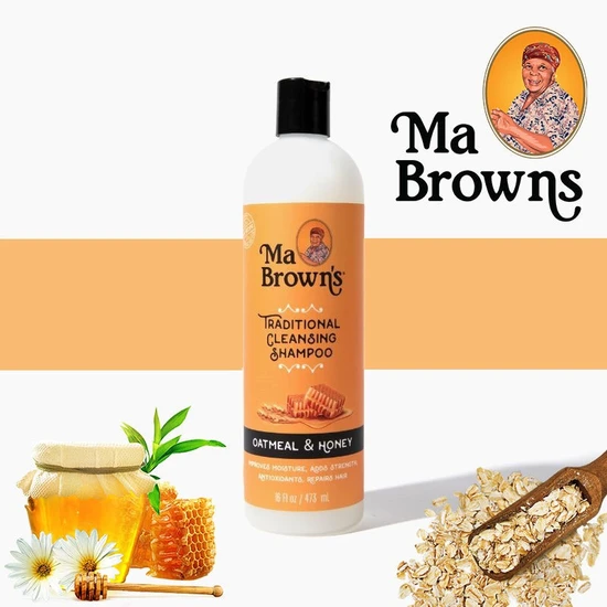 Ma Browns Traditional Cleansing Shampoo With Oatmeal & Honey 473ml