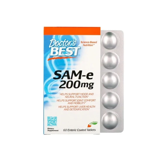 Doctor's Best SAM-e 200mg Tablets 60 Tablets
