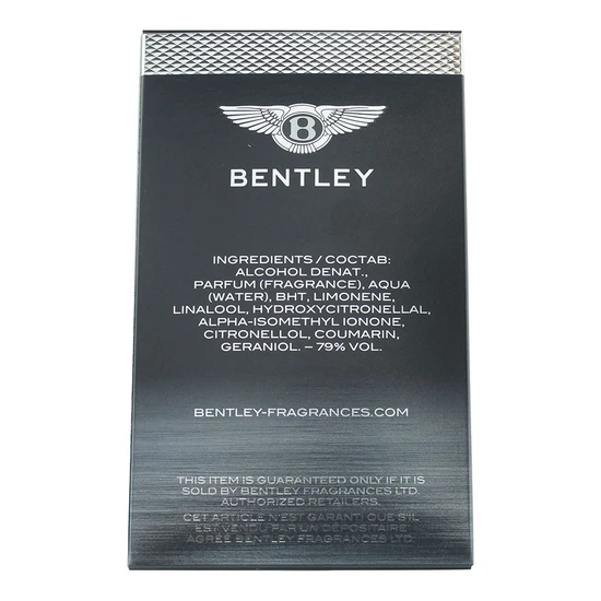 Bentley For Men Black Edition Eau De Parfum 100ml