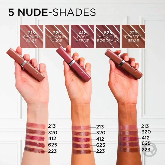 L'Oreal Paris Infallible Laque Resistance Liquid Lipstick 320 Almond Nude