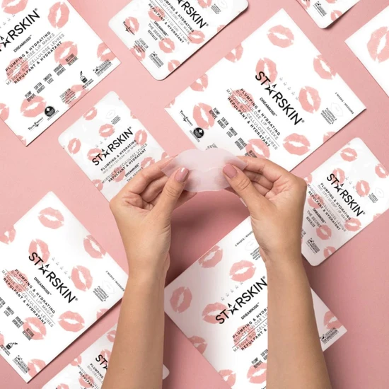 STARSKIN Dreamkiss Plumping & Hydrating Bio-Cellulose Lip Mask 2 Lip Masks