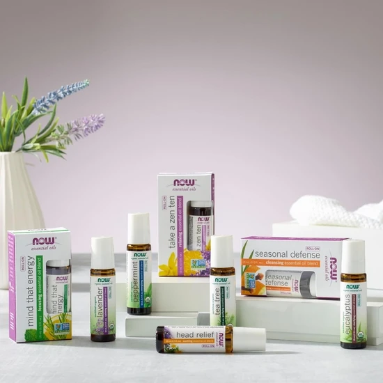 NOW Foods Essential Oil Roll-On Lavender 10ml