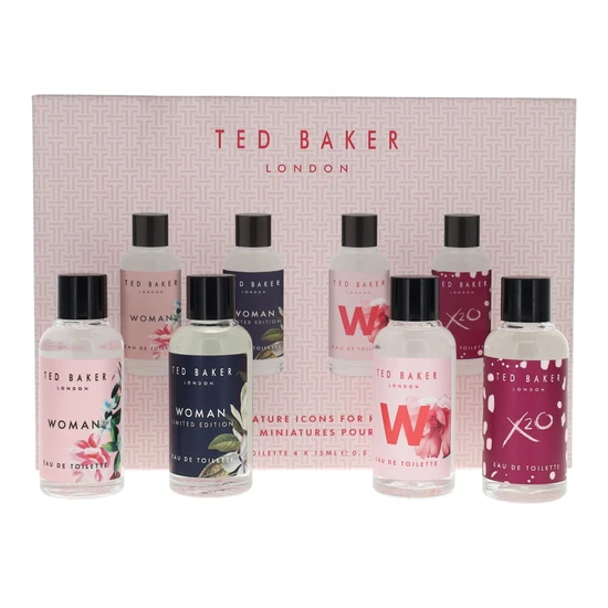 Ted Baker Miniature Icons For Her Gift Set 15ml Eau de toilette x 4