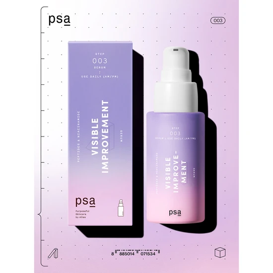 PSA Skin Visible Improvement Peptides & Niacinamide Serum 30ml