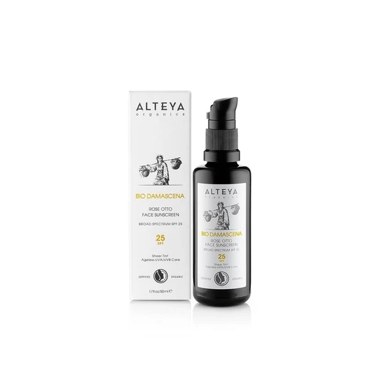 Alteya Organics Bio Damascena Rose Otto Sunscreen SPF 25 50ml