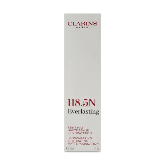 Clarins Everlasting Hydrating Matte Foundation 118.5N Chocolate
