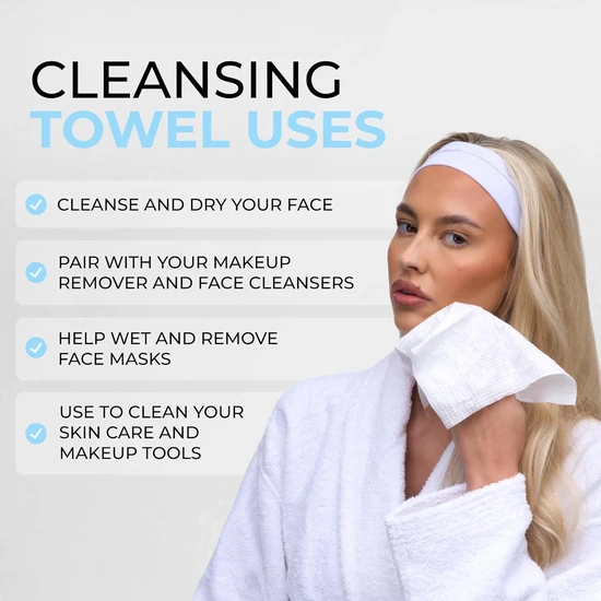 ISOCLEAN ISOSKIN Cotton Cleansing Towels 6 Pack 60 Sheets