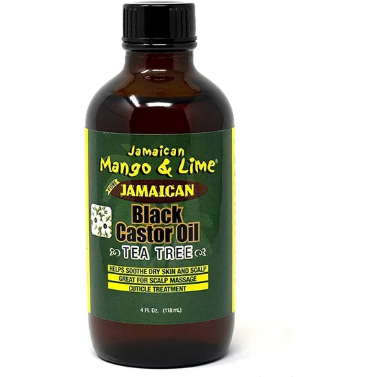 Jamaican Mango and Lime Black Castor Oil Tea Tree 4oz