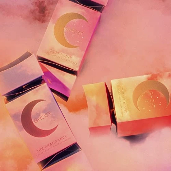 Ghost Mini Cracker Collection Trio Women's Perfume Gift Set Orb Of Night 10ml Eau De Parfum-S + Deep Night 10ml EDT-S + Ghost The Fragrance 5ml EDT-S + 3 Hair Scrunchies