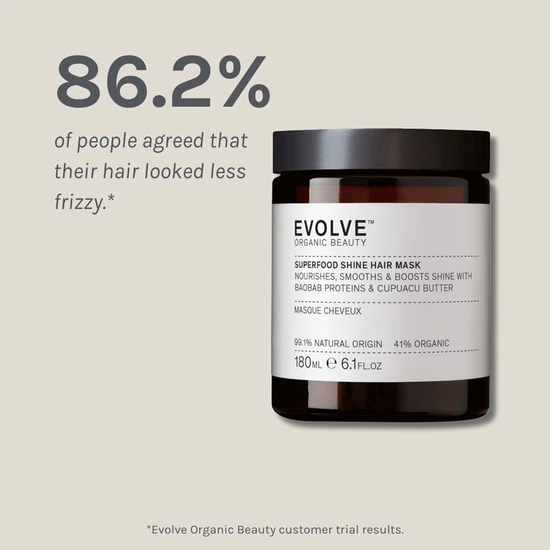 Evolve Beauty Superfood Shine Hair Mask 180ml