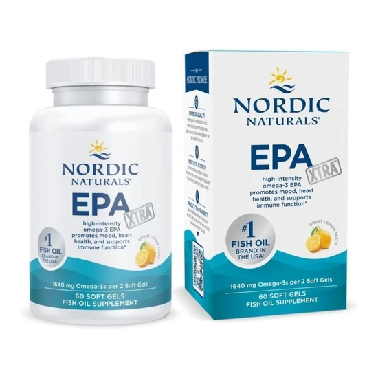 Nordic Naturals EPA Xtra Fish Oil 1640mg Lemon 60 Softgels