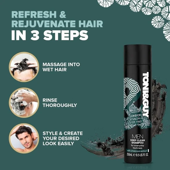 TONI&GUY Men Deal Clean Shampoo 250ml