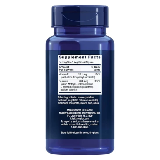 Life Extension Super Selenium Complex Vegicaps 100 Vegicaps