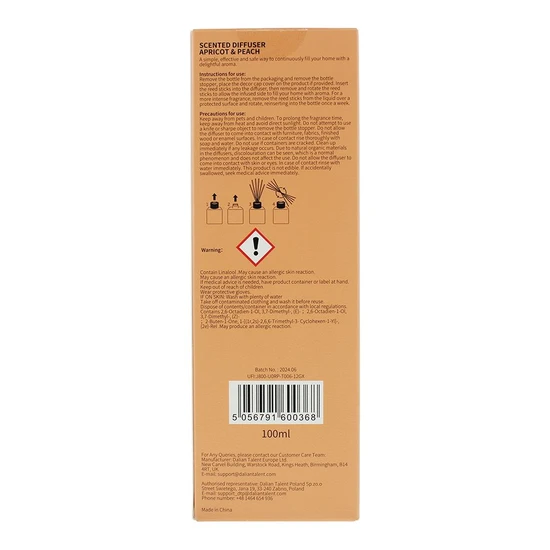 French Connection Autumn Collection Apricot & Peach Diffuser 100ml