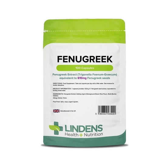 Lindens Fenugreek 610mg Capsules 100 Capsules