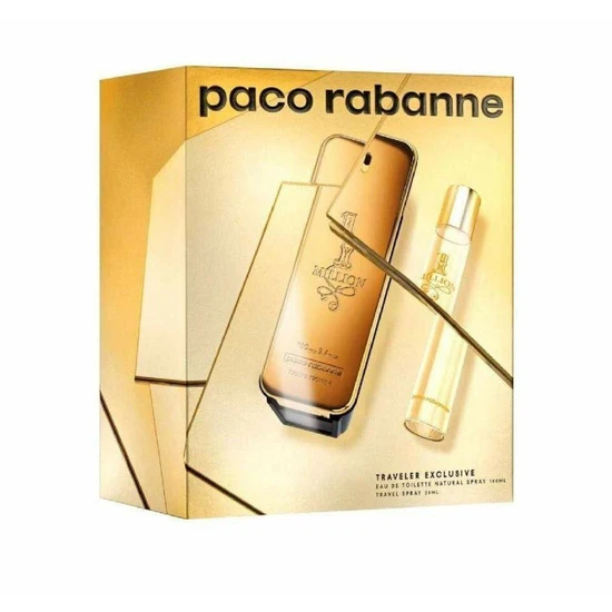 Paco Rabanne 1 Million Gift Set 100ml Eau De Toilette + 20ml Eau De Toilette