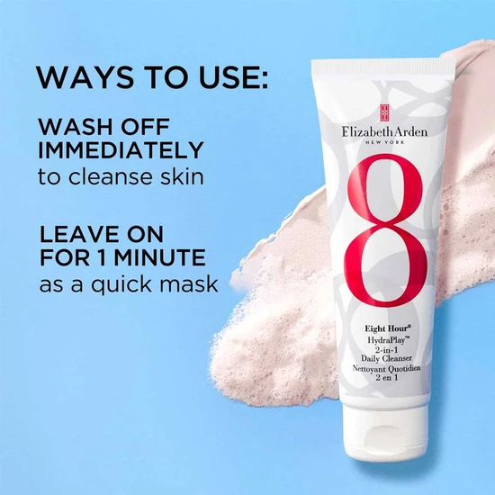 Elizabeth Arden Eight Hour HydraPlay 2-in-1 Daily Cleanser 125ml