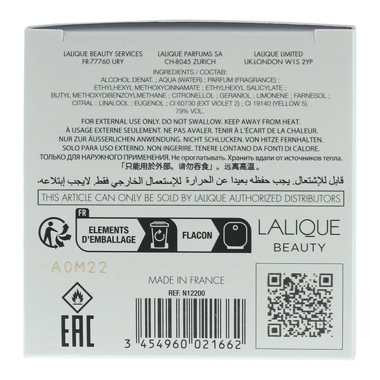 Lalique Perles De Lalique Eau De Parfum 50ml