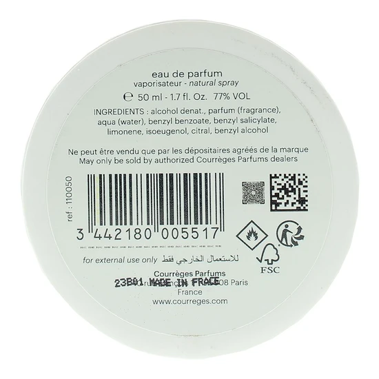Courreges Slogan Eau De Parfum 50ml