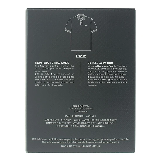 Lacoste Eau De Toilette 100ml