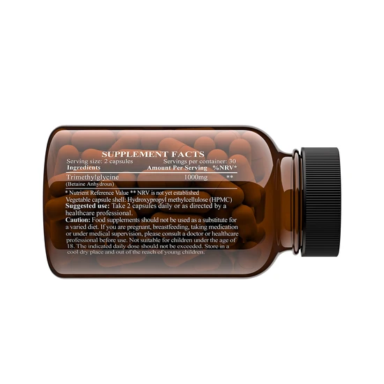 Charava UK TMG 1000mg Trimethylglycine 30 Days