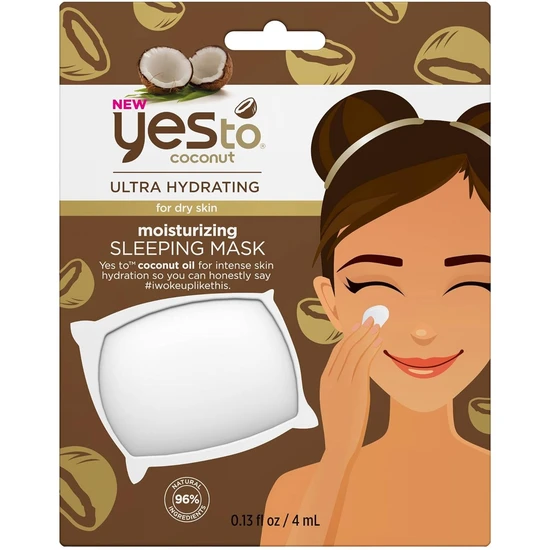 Yes To Coconut Ultra Hydrating Moisturising Sleeping Mask 4ml