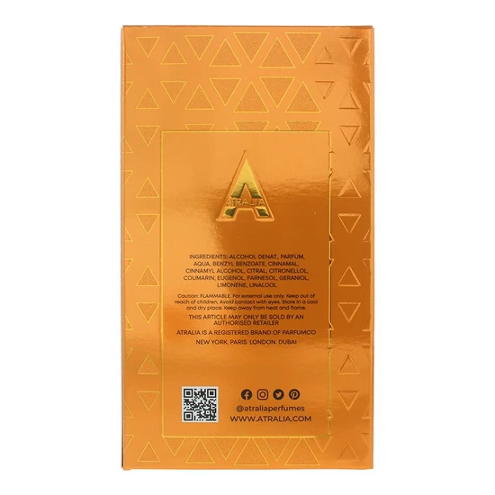 Atralia Tonka Gold Eau De Parfum 100ml