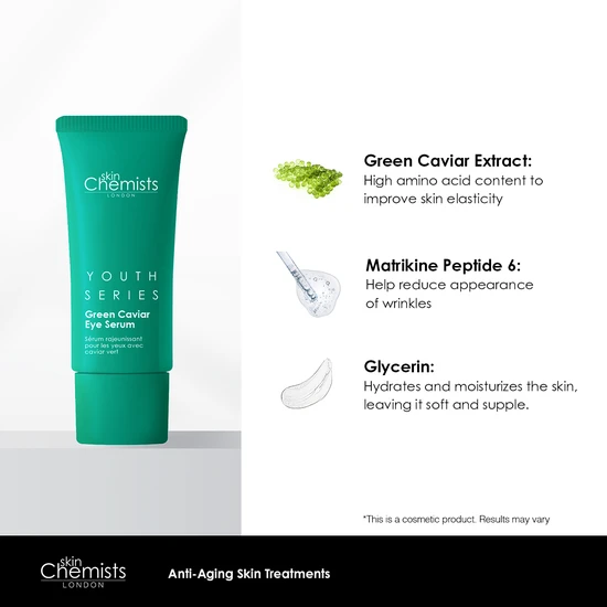 skinChemists Green Caviar Eye Serum 15ml