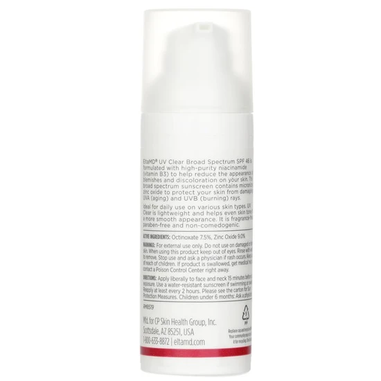 EltaMD UV Clear Facial Sunscreen SPF 46 48g