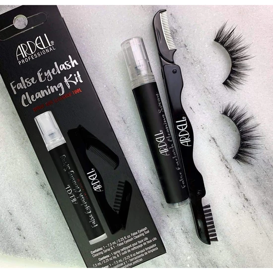 Ardell Professional False Eyelash Cleaning Kit Spray And Cleaning Tool