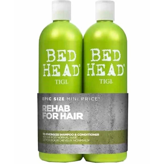 TIGI Bed Head Urban Antidotes Re Energise Tween Set: Shampoo & Conditioner 750ml