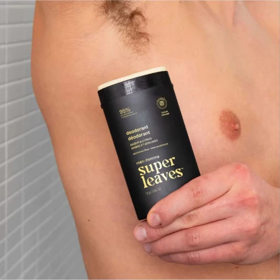Attitude Super Leaves Men Deodorant Amber & Citrus 75g