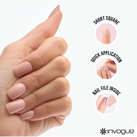 Invogue Classic Square Nude Pack of 24