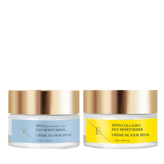 Erth Skin London UV Defence Set SPF30 Day Cream + SPF50 Day Cream